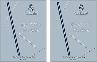 Al-Nuaim Tohfa Series Kashmiri Mushk Oudh Attar Roll On for Men & Women - Pack of 2 (6ml Each) | Alcohol Free Attar | Long Lasting Fragrance