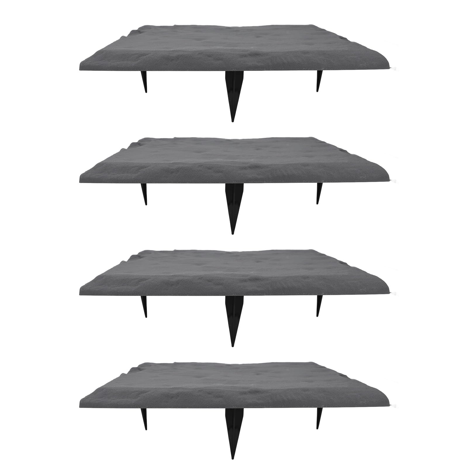 Pietre Miliari da 15,5 Pollici, Finitrici Decorative per Passerelle da Giardino con Picchetti da Terra per Percorsi Esterni, Prato, Cortile, Realizzate in Resina di (A. Le abilità di Ain)