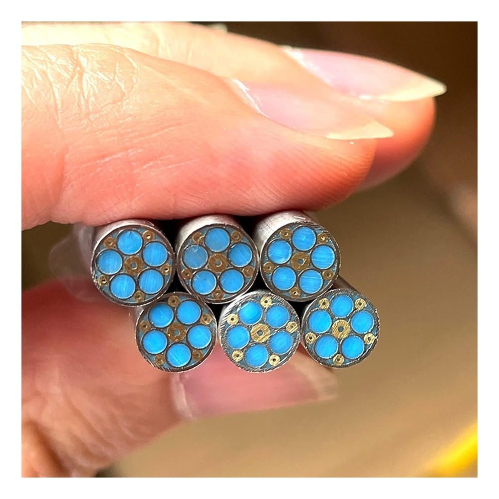 AN455-AD4-9 (1/8 Diameter X 9/16 Length) Solid Aluminum Brazier Head Rivet, Plain Finish, (Pack of 1/2 LB - Approximately 500 Pieces)