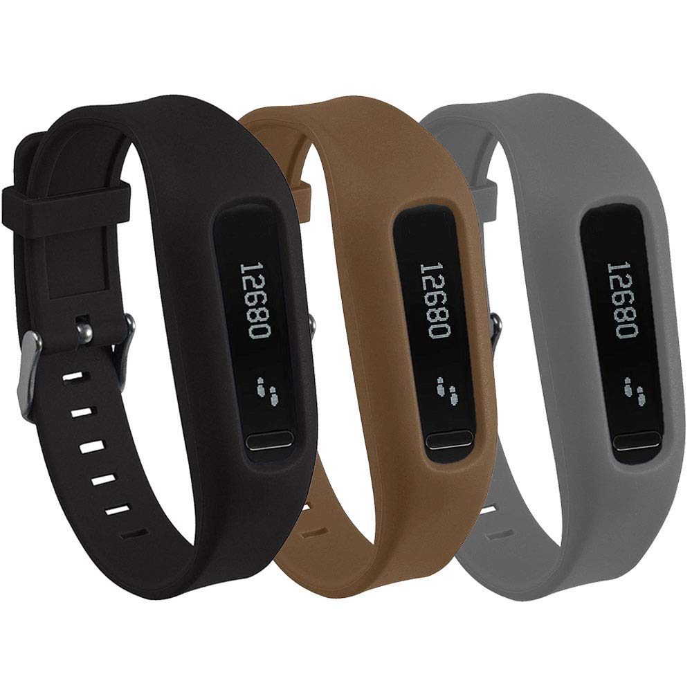 Buckle Bracelet for Fitbit One, Replacement Silicone Band with Chrome Watch Clasp and Fastener for