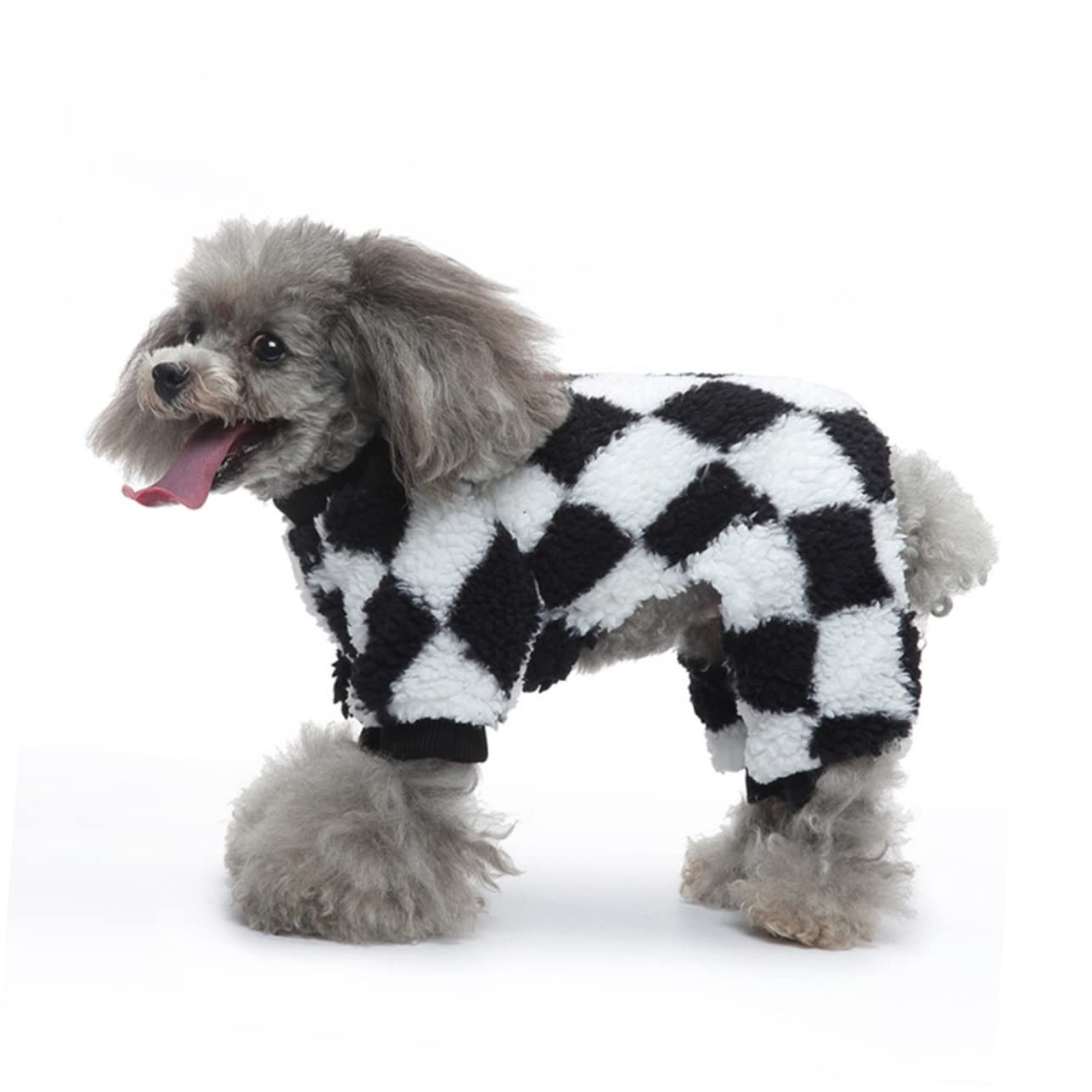 SUPVOX 4pezzi Abbigliamento Per Cani Con Pantaloni Zampe Flanella Pigiama Morbido e Comodo Per Cuccioli Costume Creativo Per Feste e Occasioni Speciali