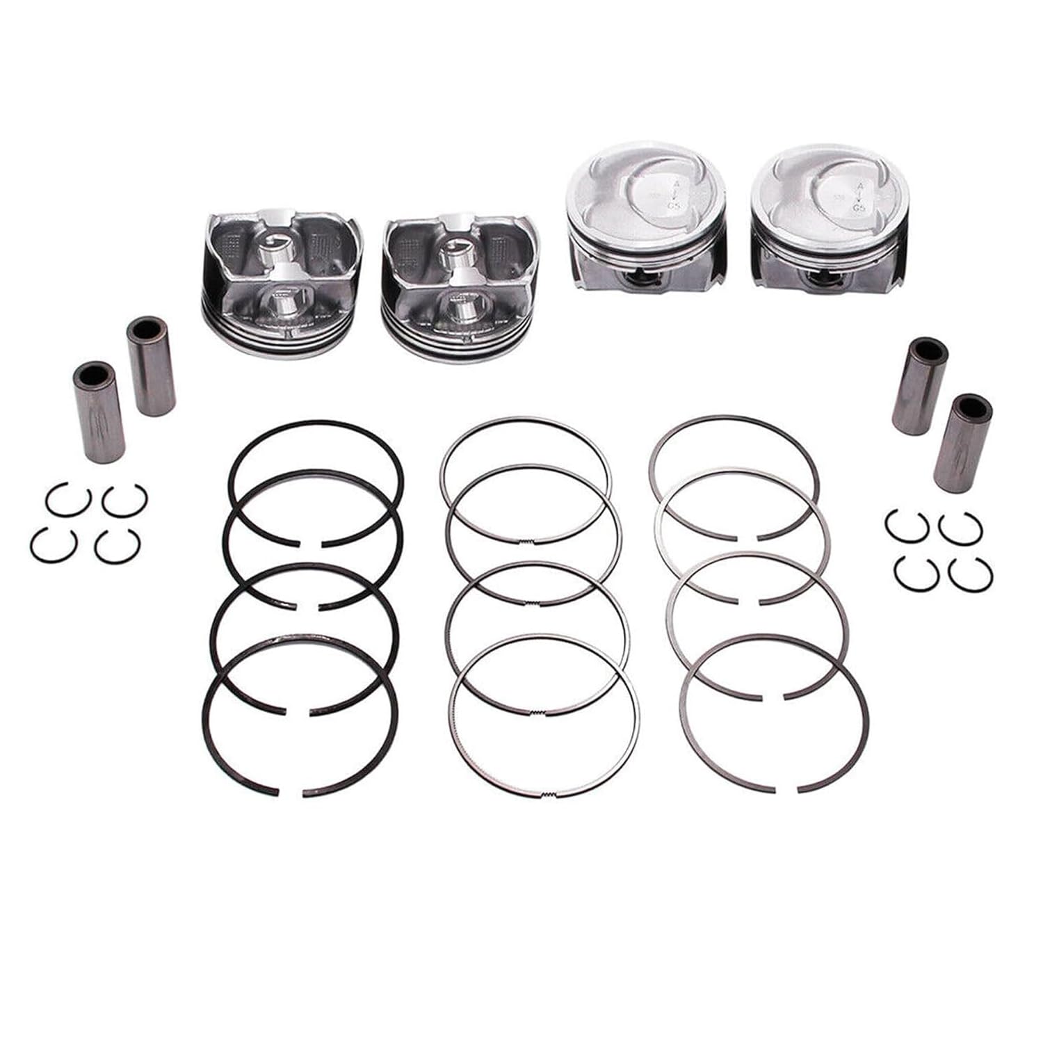 Engine Rebuild Overhaul Kit w/Crankshaft & Con Rods for Hyundai Tucson Sonata/Kia Sportage Optima Sorento G4KJ 2.4L Replace 23111-2G200 21020-25150 23040-2G510
