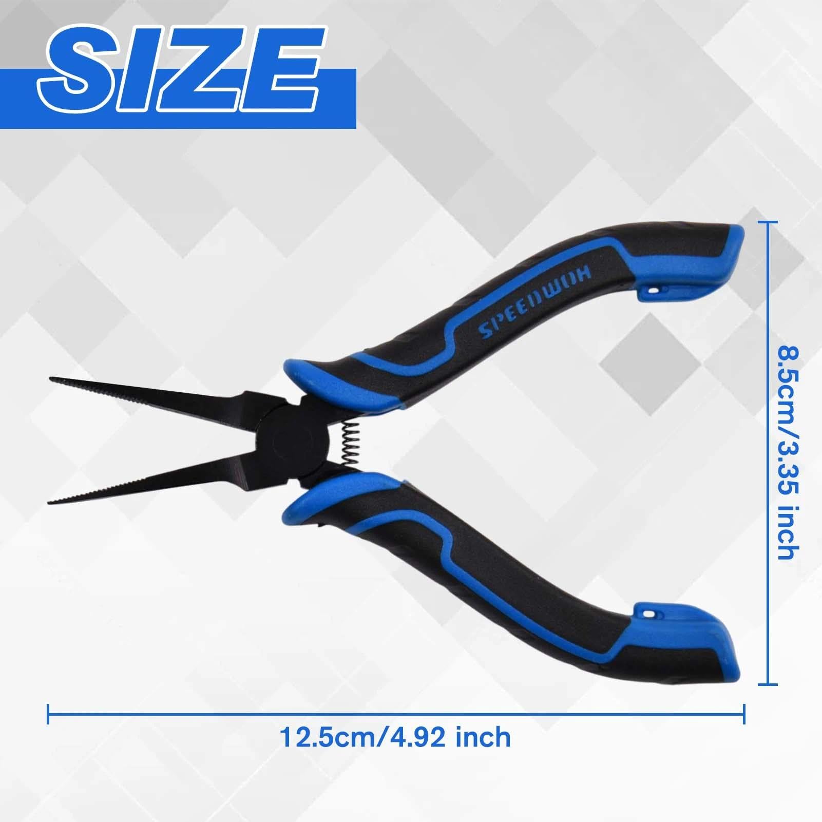 SPEEDWOX 5 Inch Thin Flat Nose Pliers for Jewelry Making & PCB Repair - Image 2
