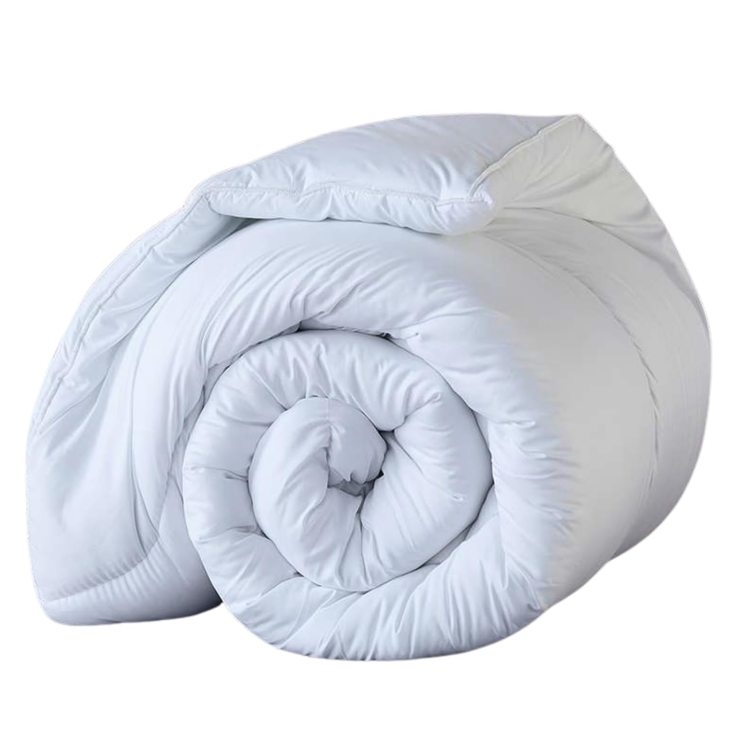 Duvets Super Soft Warm Cozy Luxurious Hollowfiber Anti Allergy Extra Deep Sleep Quilt Duvet For Home & Hotel (White, Polycotton) (10.5 Tog, Single)