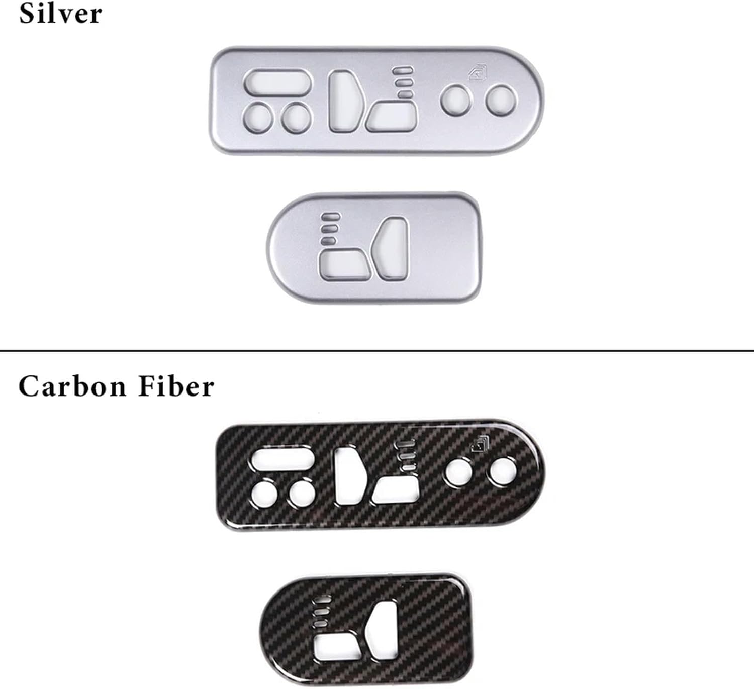 ABS Car Seat Adjustment Memory Button Switch Frame Cover Decoration Trim,for Hummer H2 2003-2007