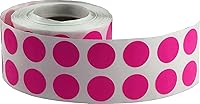 Vista 117 de Brown Natural Kraft 1/2" Inch Round Adhesive Labels 1,000 Color Coding Dot Stickers for Efficient Inventory Management, Crafting Projects, and
