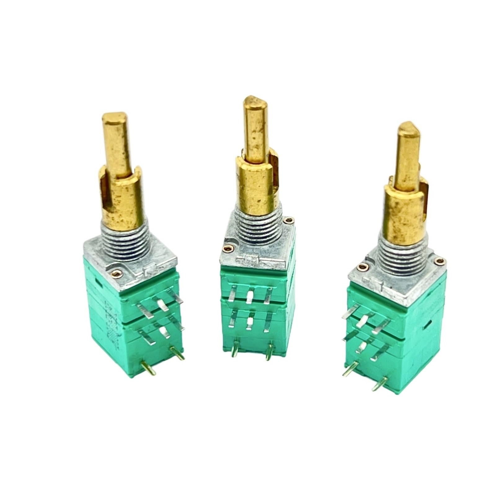 1 PCS Duplex Präzisionspotentiometer Dual Axis B10K mit Schaltwellenlänge 22mm