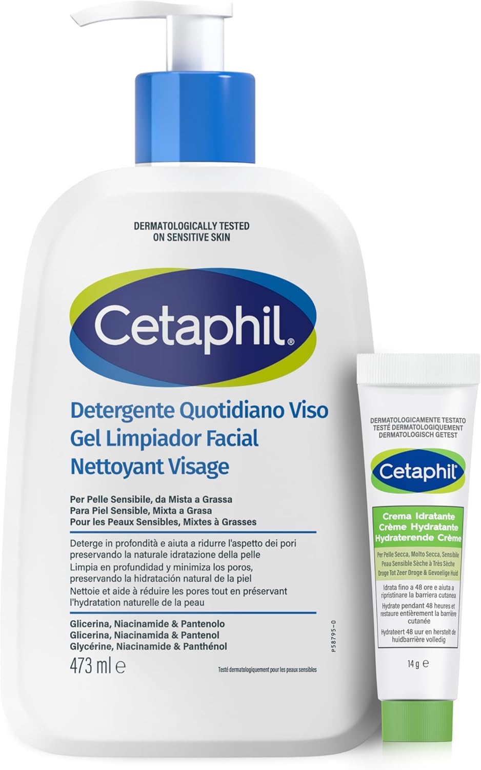 Bundle - Cetaphil Detergente Quotidiano viso 473ml + Minisize