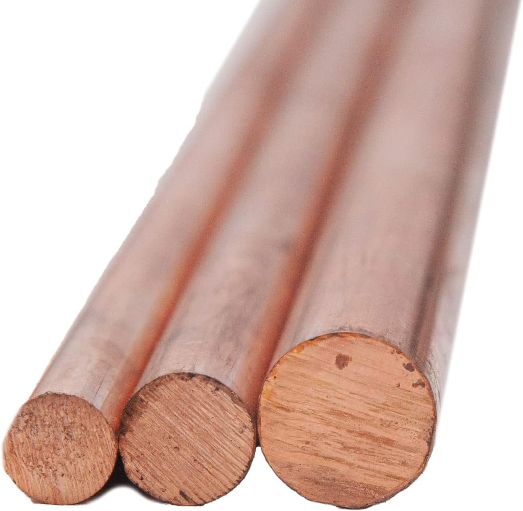Copper Rod 30mm Cu 99.9% Round Rod 2.0090 Round Rod Full Round Material (1m=100cm=1000mm)