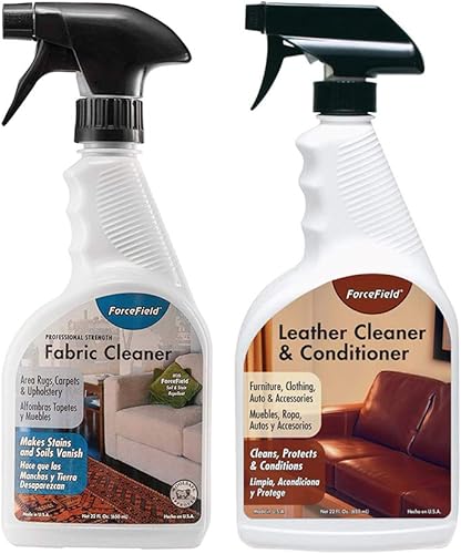 ForceField® Limpiador de telas y limpiador y acondicionador de cuero ForceField® - 22oz cada uno