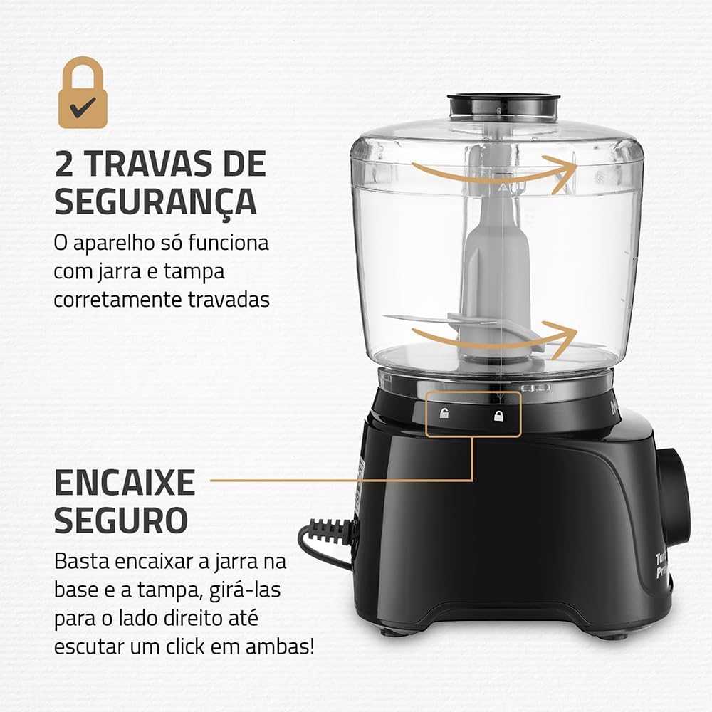 Review Mondial Mini Processador Turbo Pratic: a praticidade que vai transformar sua cozinha! 7 619SFYinBTL. AC SL1000