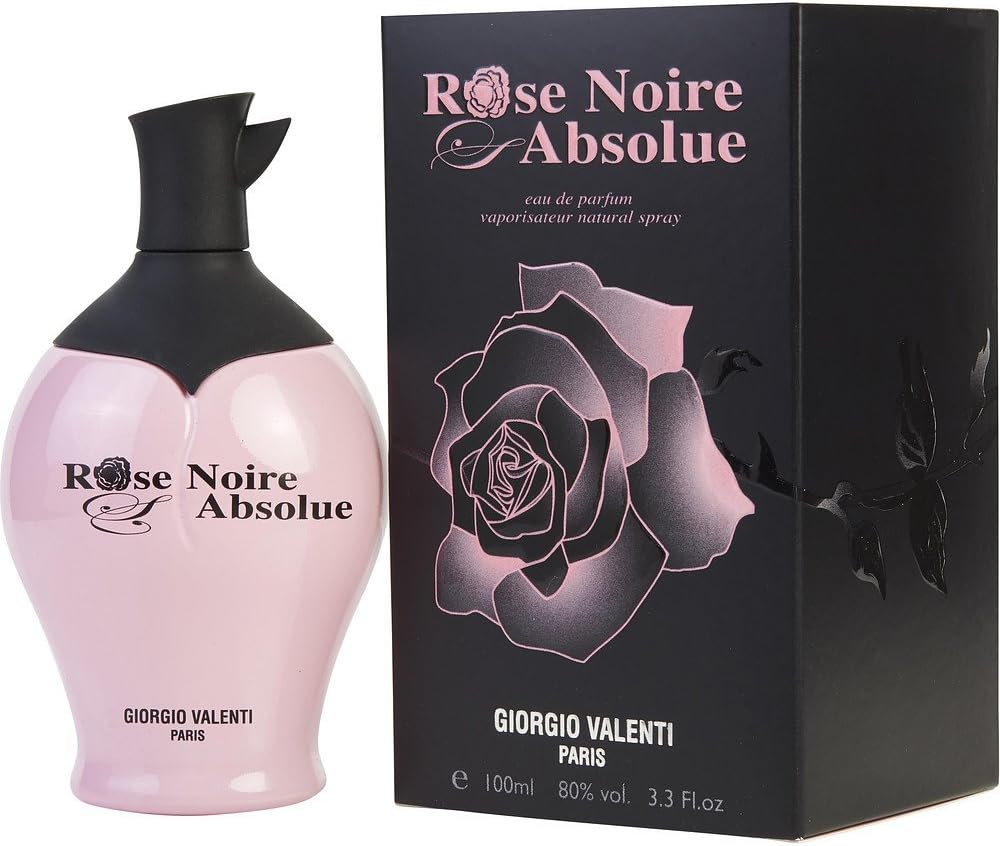 ROSE NOIRE ABSOLUE by Giorgio Valenti EAU DE PARFUM SPRAY 3.3 OZ (Package Of 6)