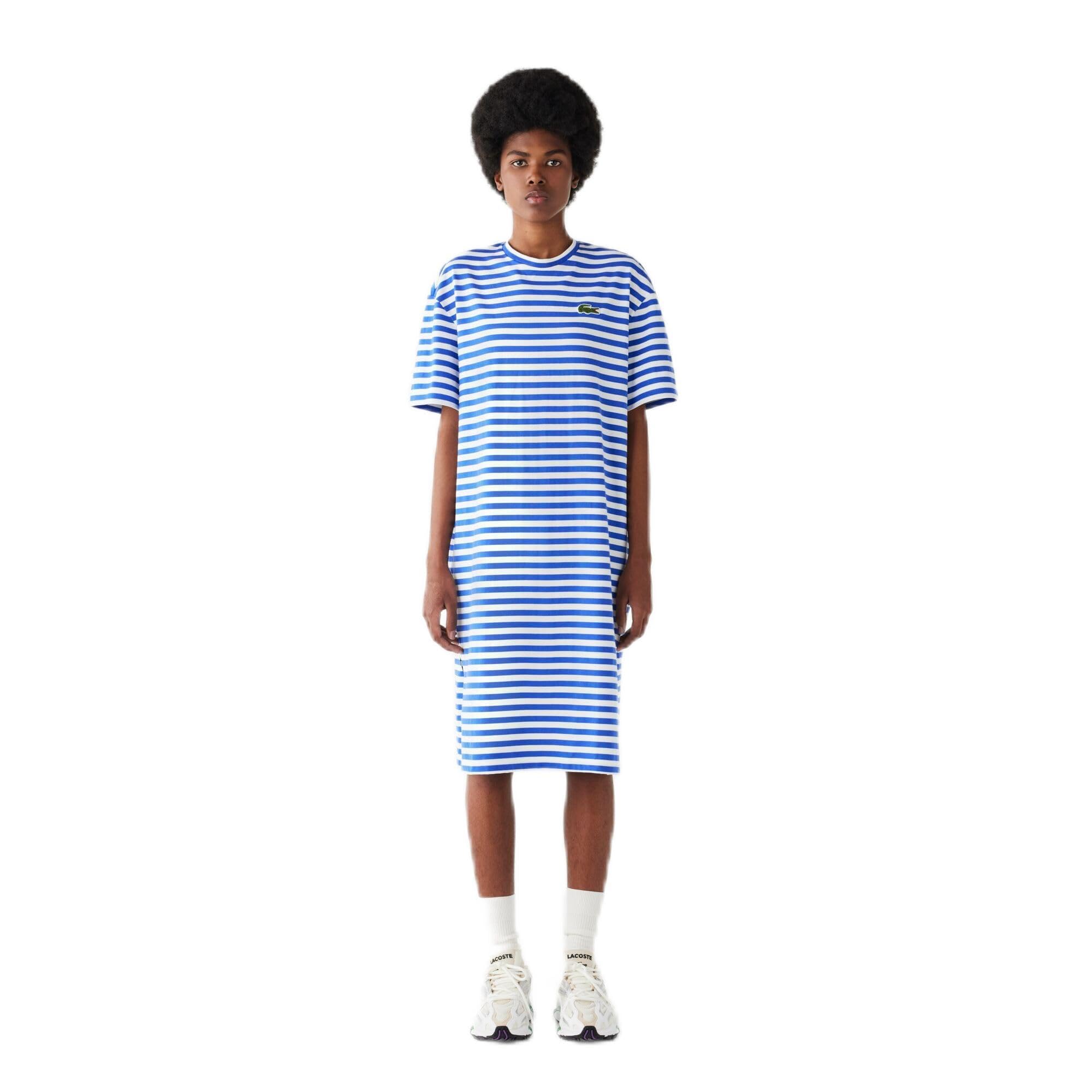 【うぱ】LACOSTE ボーダーTシャツドレス LACOSTE｜バイカラーボーダーTシャツドレス | Rakuten Fashion