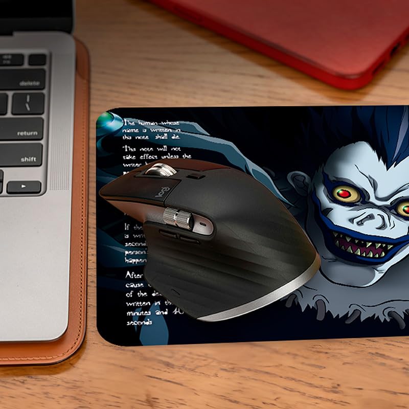 Death Note - Tappetino per mouse da gaming, 300 x 800 mm, misura grande, motivo anime, base impermeabile, per gaming, ufficio, casa, scrivania (tipo 6, 80 x 30 cm