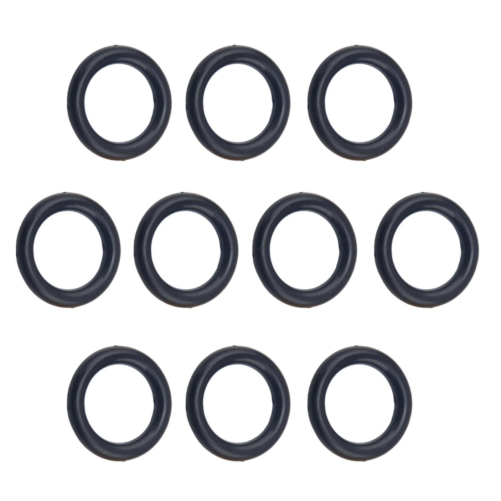 Bottone Black 10 Pcs Sewing Machine Bobbin Rings Belt Rubber Tyre Spools Rings Frictions Wheel Sewing Machine Replacement Accessories
