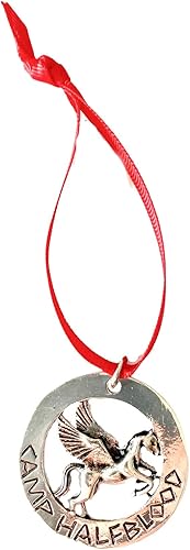 Fandom Emporium Camp Half Blood, Percy Jackso - Adorno de regalo para árbol de Navidad, vacaciones de invierno, fandom para adolescentes y adultos,