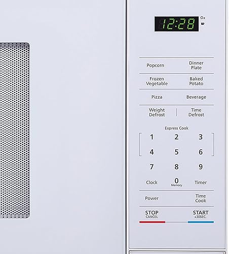 Miniatura 3 de Magic Chef Compact Countertop Microwave Oven, 1,000 Watts, White, 1.1 Cu. Ft. - Digital Kitchen Appliance with One-Touch Cooking, Child Lock, Timer