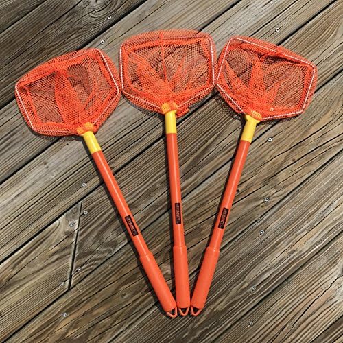 ILLUMINET 3 Pack Floating Bait Nets: Kids Beach Nets, Beach Toys for Kids, Kid Fishing Nets, Butterfly Net, Beach Toy, Shelling Net, Dip Net, Crab Net, Critter Net, Fish Net, Bug Net, Minnow Net