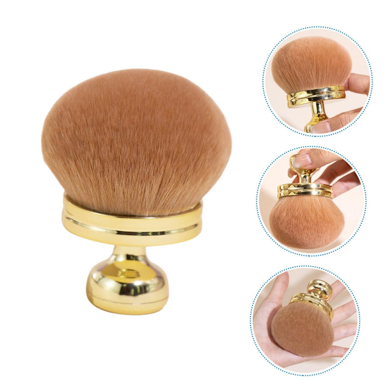 Beavorty 5 Brochas De Maquillaje Esponjosas Y Suaves Brochas De Maquillaje De Viaje Brocha De Maquillaje Esponjosa Brocha De Maquillaje Profesional Kit De Maquillaje De Tamaño De