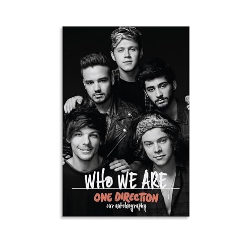 ZLWZPZLN One Direction Famous Singer Pop Music Canvas Poster Wall Art Decorative Painting Bedroom Painting Posters 12x18inch(30x45cm) Unframe-style - 12x18inch(30x45cm) - Unframe-style