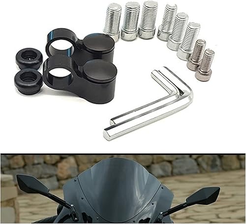 Miniatura 5 de Espejo retrovisor de motocicleta Moto Espejos laterales CNC negro para Suzuki V-Strom 650DL650 1000DL1000 250DL250