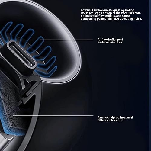 Miniatura 6 de Mini aspiradora inalámbrica aspirador de aire 120 W 9000 PA pantalla digital USB recargable portátil aspiradora de coche para oficina en casa