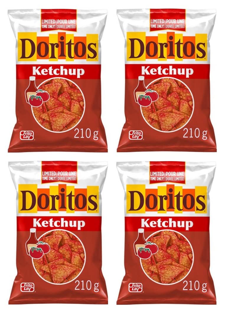 Doritos special edition ketchup chips (4 pack) Canadian