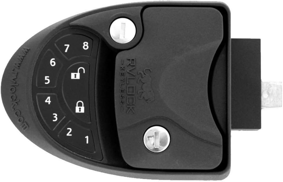 RVLock V4 Left Hand Keyless Handle w/Integrated Keypad
