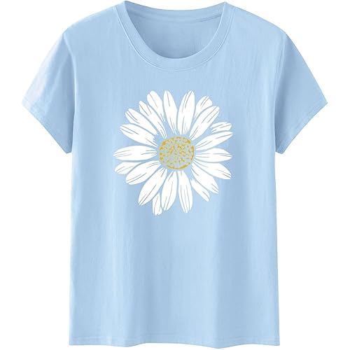 Gym Tops for Women,Short Length Sleeve T Shirts for Women Cute Graphic Tees Fall Crewneck Blouse Casual Outfits