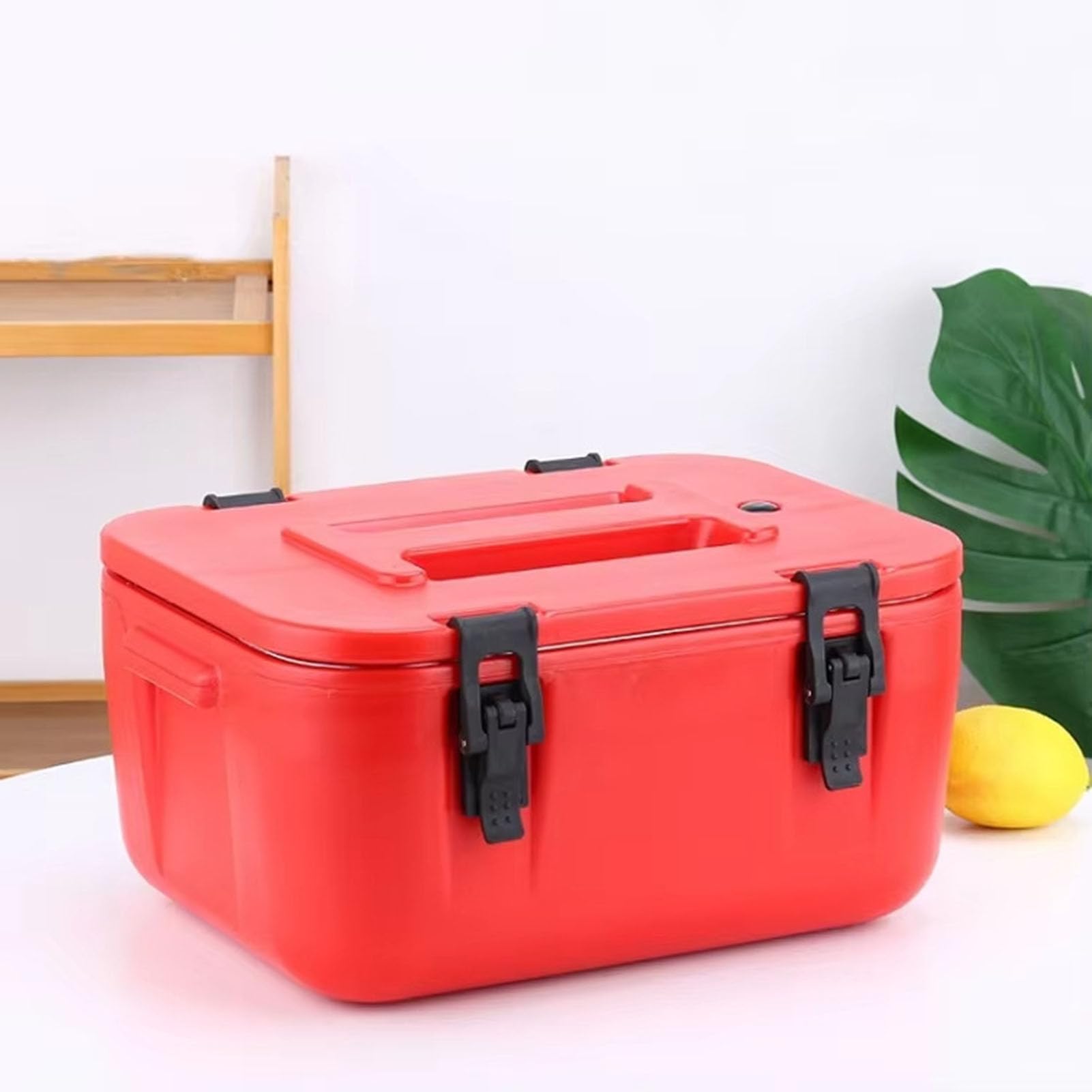Elprico Juego de Contenedores de Sopa Aislados, Calentador de Alimentos Comercial de 3 Piezas y Enfriador de Bebidas con Revestimiento de Acero Inoxidable para Catering Camping