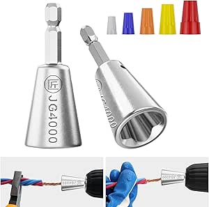 Dénudeur De Fil 2 Pièces, Outil De Torsion De Fil Rapide Pour Perceuse, Tor4692 | UK