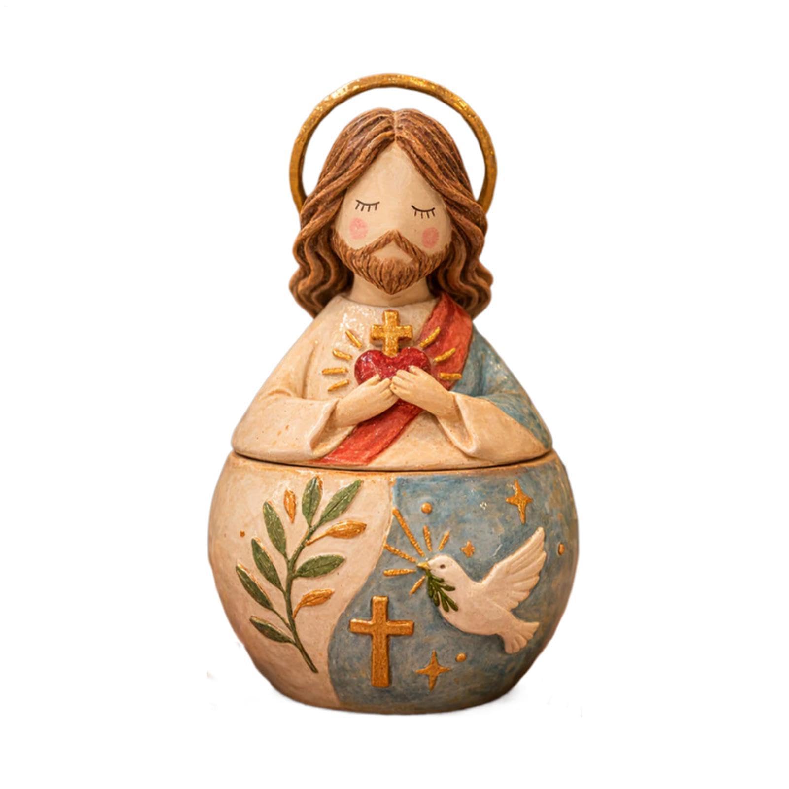 Decoración Virgen María y Jesús regalo para coleccionistas