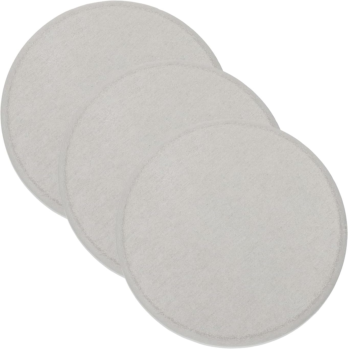 PATIKIL Round Diatomite Drink Coasters 4inch, 3 Pack Water Absorbent Diatomaceous Coaster Quick Dry Cup Coaster for Bathroom Kitchen Laundry Room, Dark Gray