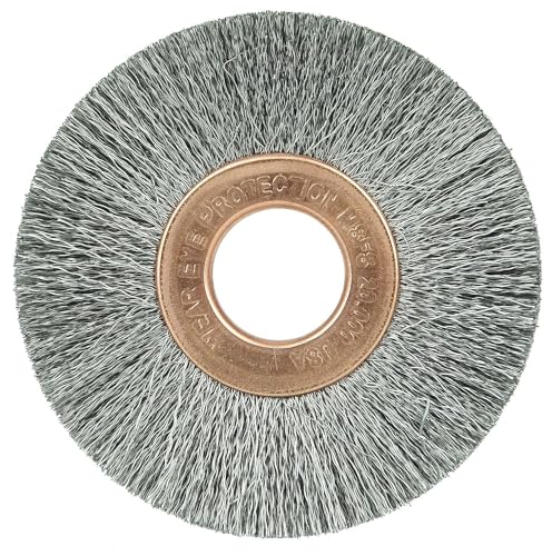 Weiler 15443 2" Crimped Wire Wheel, .008" Steel Fill, 1/2" Arbor Hole (Pack of 10)