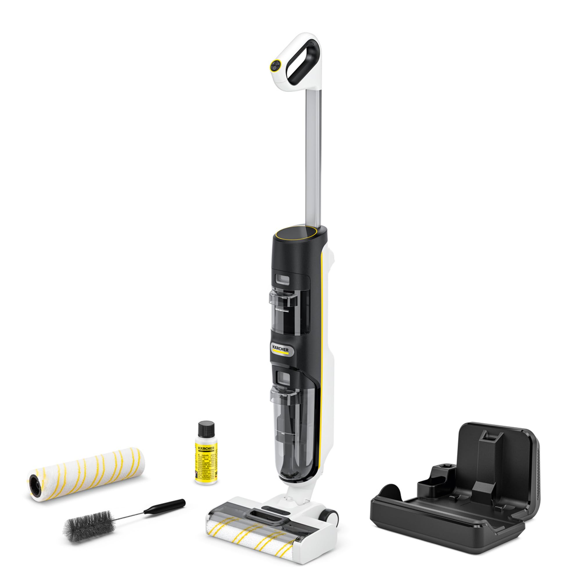 KÄRCHER Saugwischer FCV 4 Dry Extra, kabelloser Saugwischer, 4 Reinigungsmodi, Akkulaufzeit 45 min, Flächenleistung 200 m²