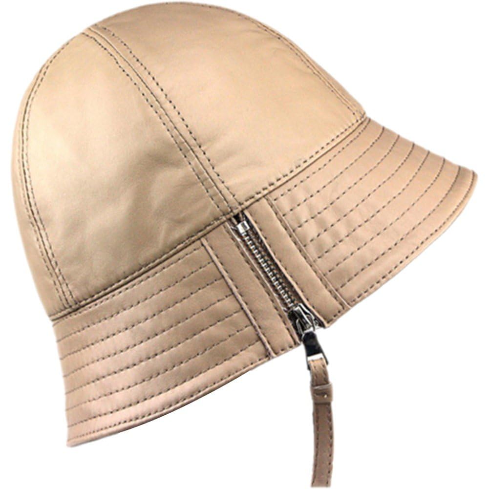 Chapeau seau en cuir imperméable pour pluie et pêche