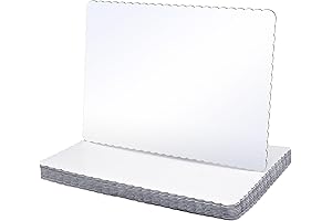 12-Pack Greaseproof Cake Boards Rectangle: 14x19 Inch Rectangle Cake Pad Single Wall