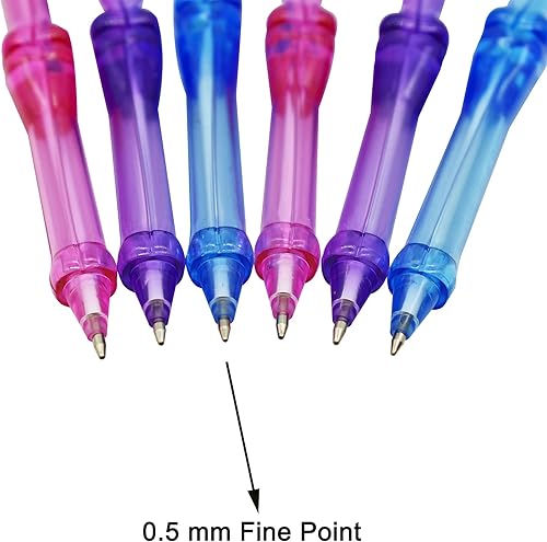 Miniatura 4 de Maydahui 24 bolígrafos de hueso de dedo, tinta negra, divertida, diseño de tijeras de papel de roca