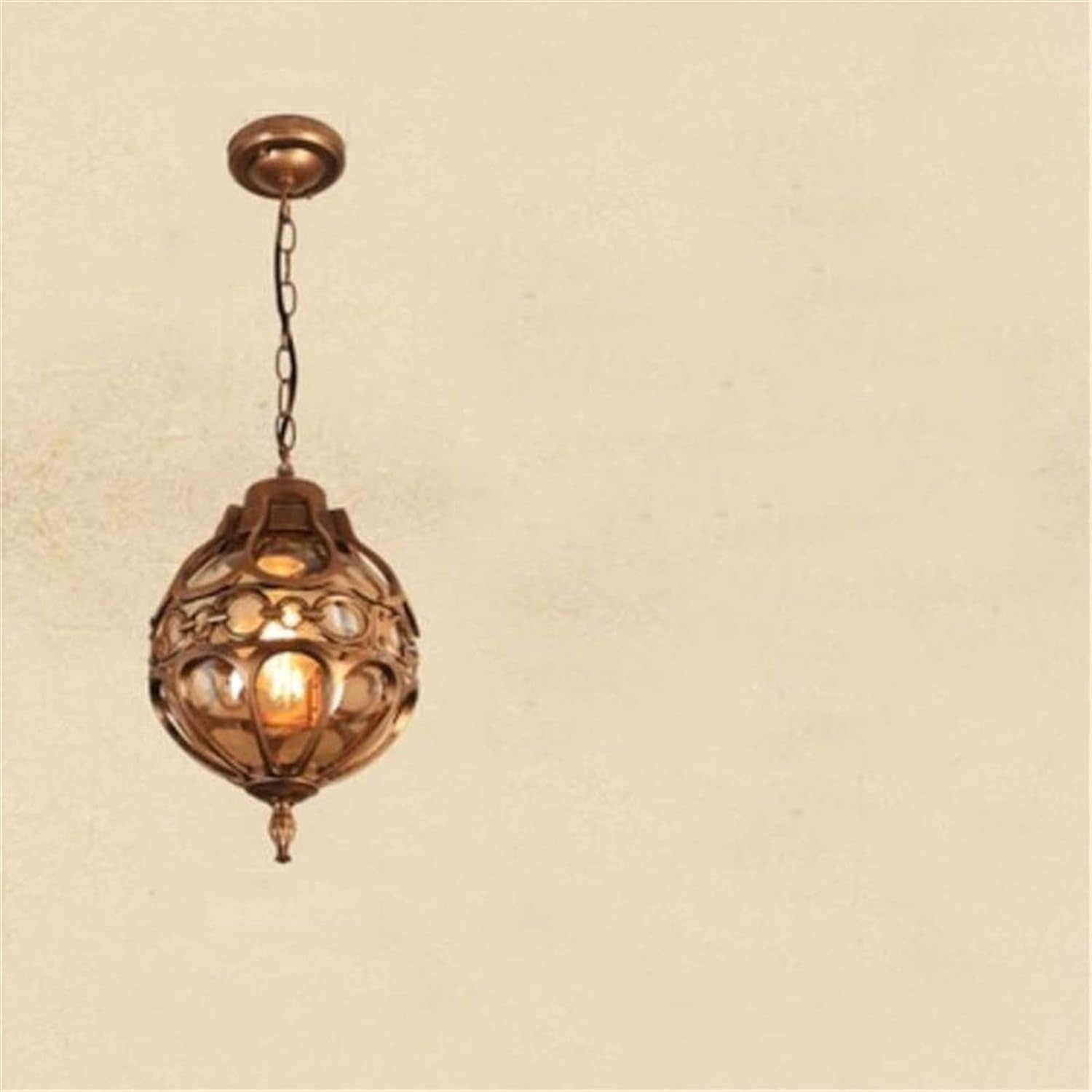 V intage Outdoor Pendant Lights Compatible with Courtyard Garden Balcony Retro Europe Style Ceiling Pendant Lamp Yard Pathway Landscape Lamp