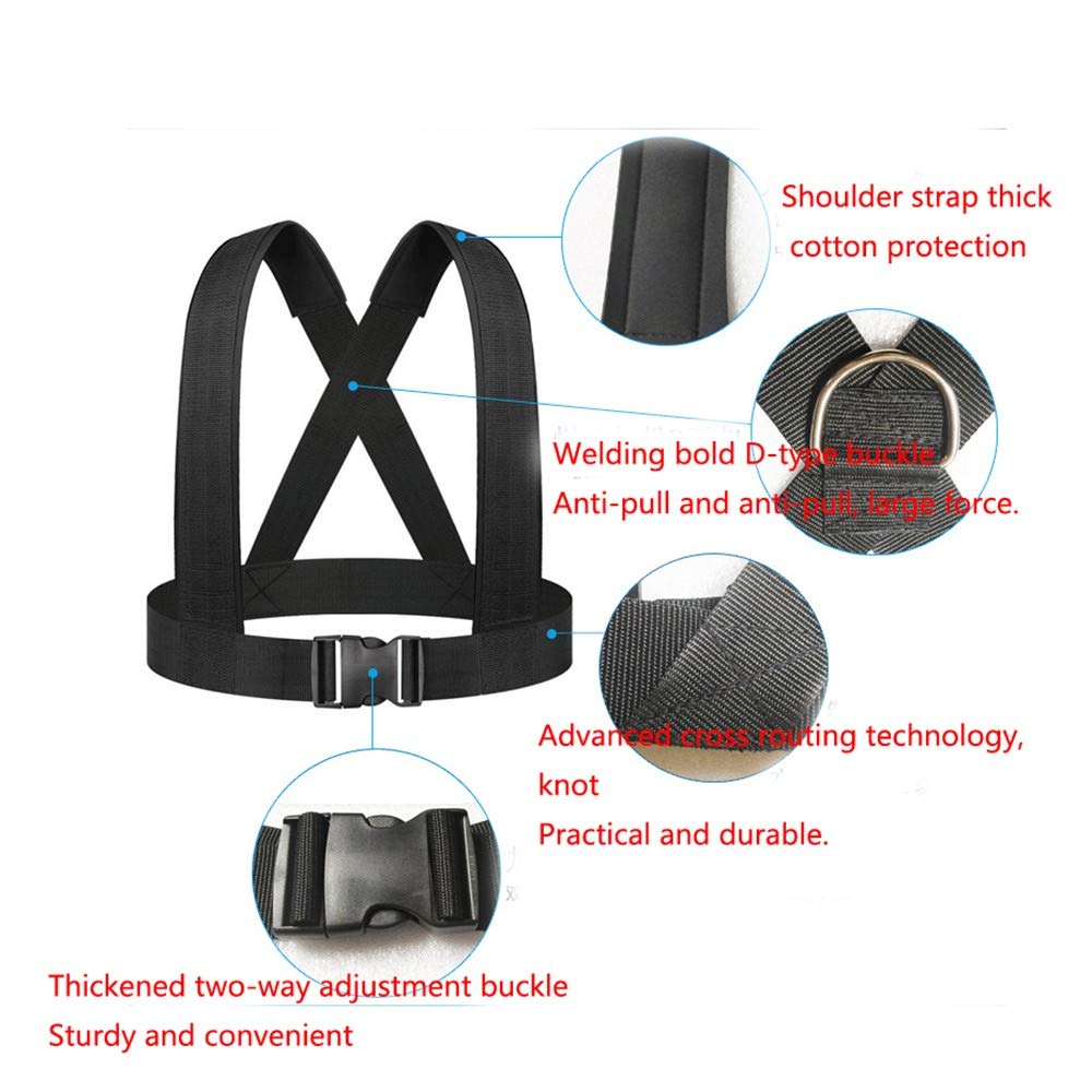 HZIH Bandas Elasticas De Resistencia Cuerda de Entrenamiento Doble Resistencia Cuerda tracción elástica Pista y Campo Corriendo Explosivo Rebote físico
