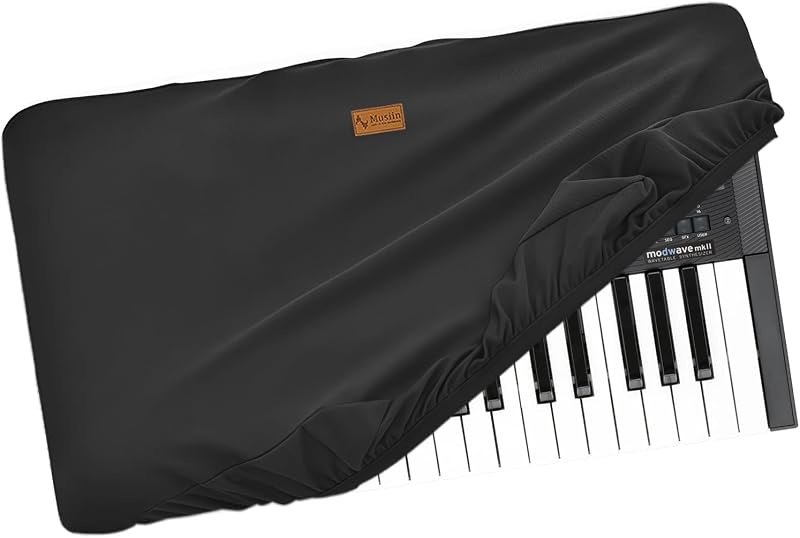 Musiin Premium Keyboard Synthesizer Cover Compatible with Korg Modwave MK2 | Compatible Moog Messenger KingKORG NEO, opsix mk II, wavestate mk2,Premium Chinlon Soft Touch,Anti-scratch and dustproof,