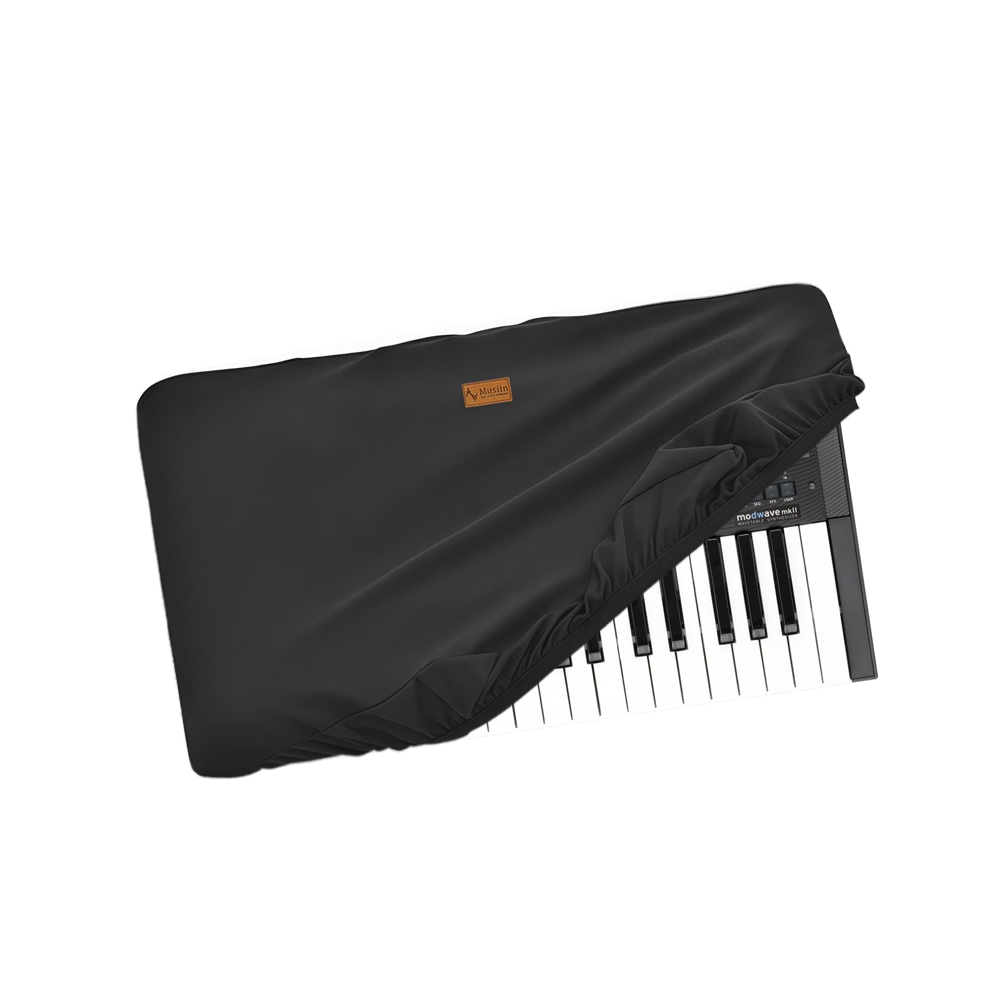 Musiin Tastatur-Synthesizer-Staubschutz, kompatibel mit Korg Modwave MK2, Moog Messenger KingKorg NEO, Opsix MK II, Wavestate MK2, Chinlon, kratz- und staubdicht, Soft-Touch- und passgenaues Design