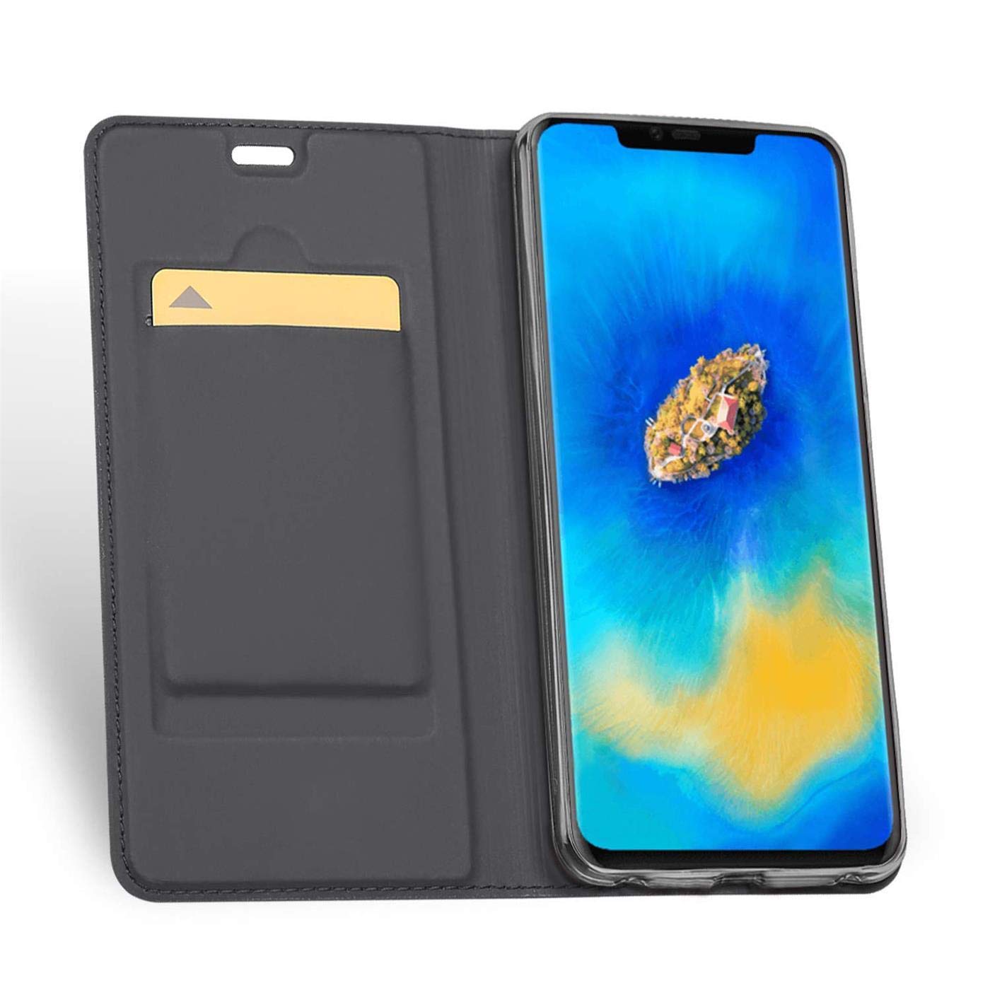 Funda De Teléfono De Cuero PU Para Huawei Mate 20 Pro Funda Abatible