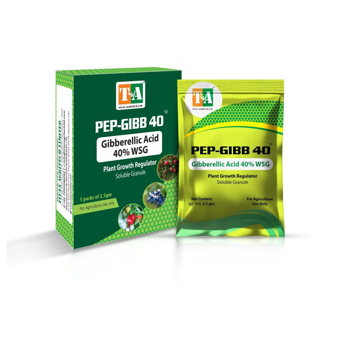 Titan Agritech Gibberellic Acid 40% WSG (PEP GIBB 40) Plant Growth Regulator_2.5gm Pack of 5 (B0DFQHZWFC) Amazon Price History, Amazon Price Tracker