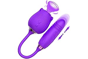 Birth Control Sponge Toy for Women, Rechargeable Adult Toy with Strong Tongue Sucking and Licking