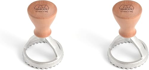 Miniatura 4 de Marcato Sello clásico para hacer raavioli, fabricado en Italia, estrella, individual, mate