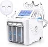 7-in-1 Water Oxygen Facial Machine | Professional Hydra-Facial Device with LED Mask, Deep Cleansing & Dermabrasion for Home Spa Care