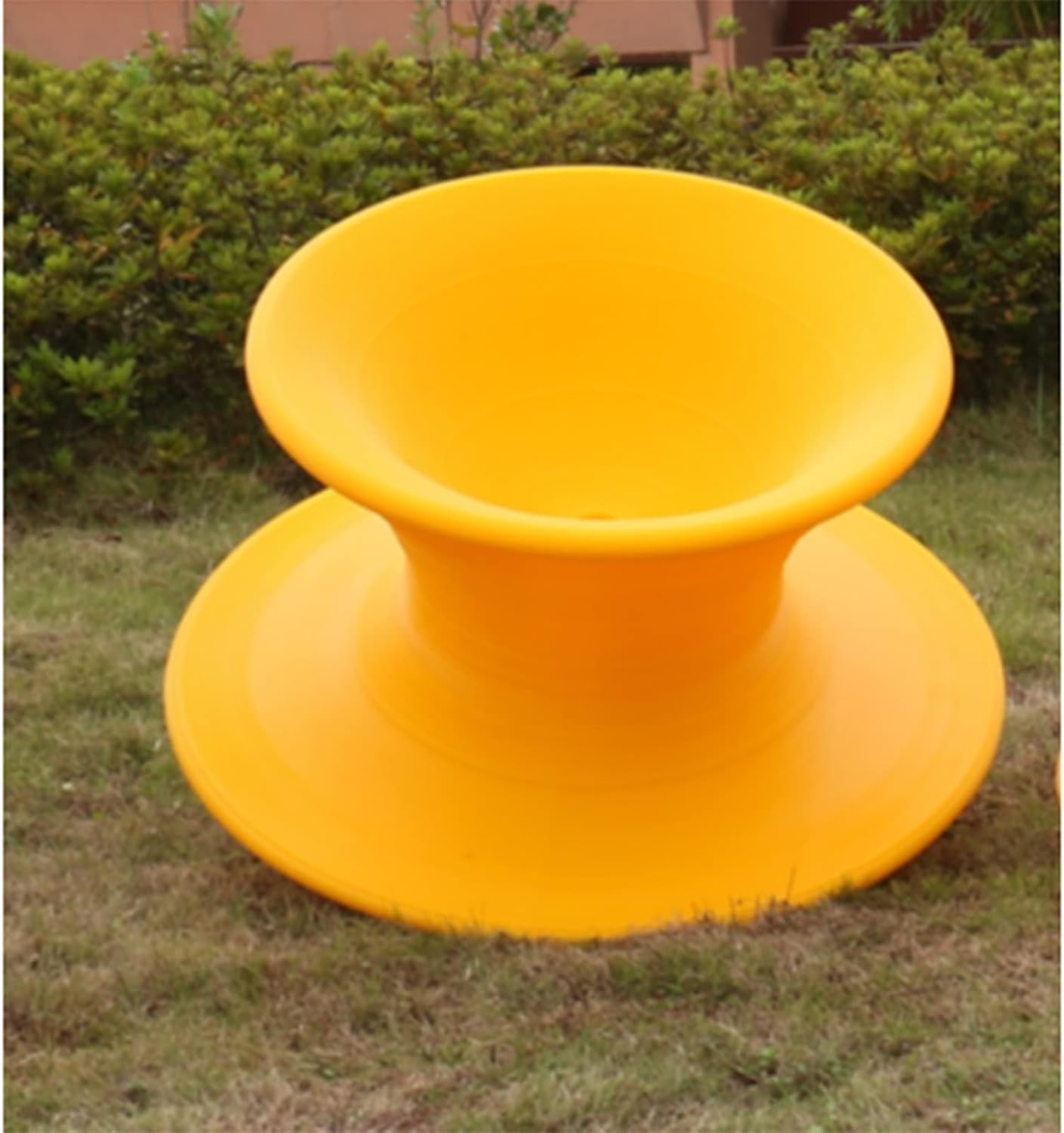 LXLZYXSF Kindergarten Gyro Chair Rocking Chair Swivel Stool - Sensory Balance Training Equipment, Birthday for Grandkids, Load 150 Kg / 330lbs(Color:Yellow)