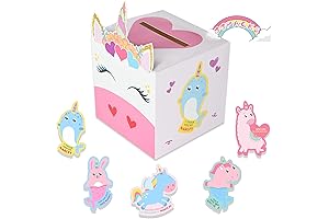 GYQMBT Valentine's Day Box with Valentine's Day Cards and Classroom Mailbox for Kids