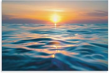Amazon.co.jp: 絵画 太陽が海を照らしますインテリア 絵画 魅力的な色 Amazon.co.jp: 絵画 太陽が海を照らしますインテリア 絵画 魅力的な色